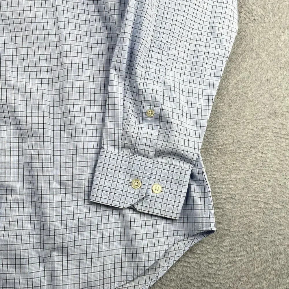 Banana Republic Non Iron Shirt Button Up Long Sleeve Slim Mens Large